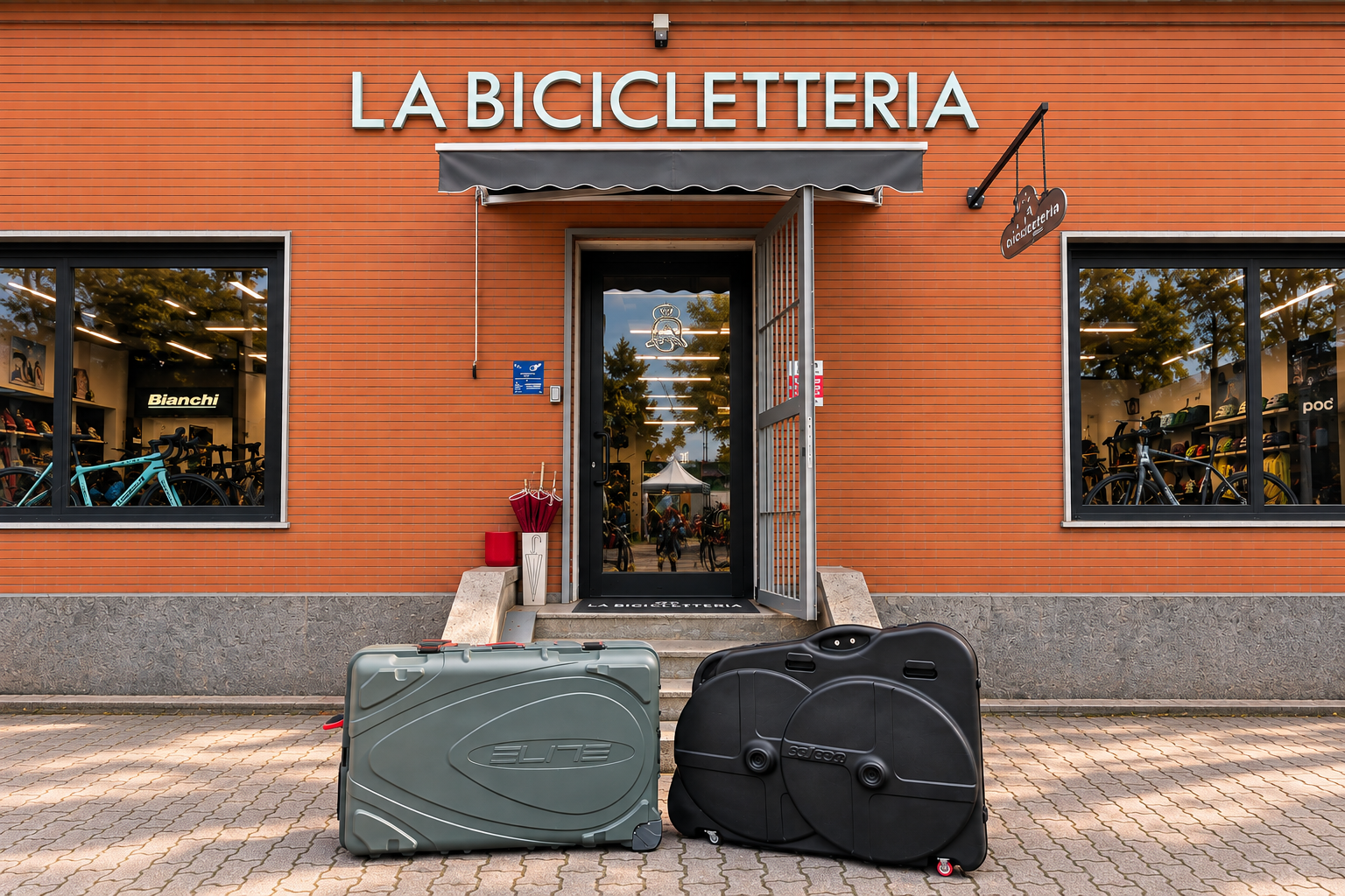 Noleggio della valigia porta bici